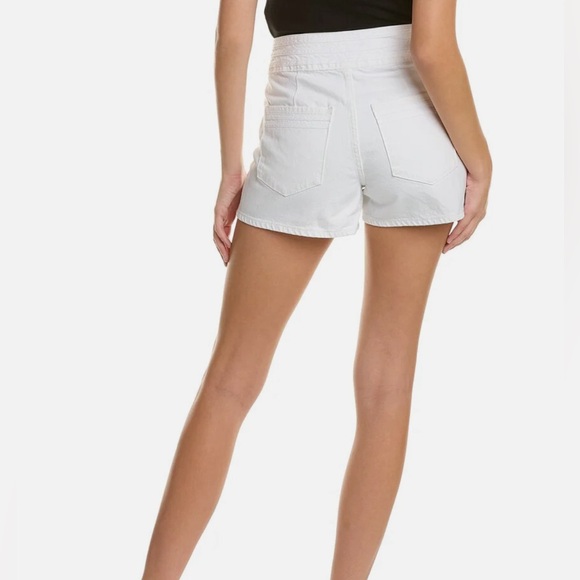 NWT Frame White Denim Triple Binding Shorts - Picture 5 of 7